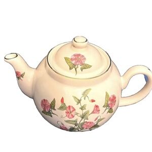 Tea Pot w Lid Ceramic 
England Formalities
Pink/Green Floral Pattern Baum bros.